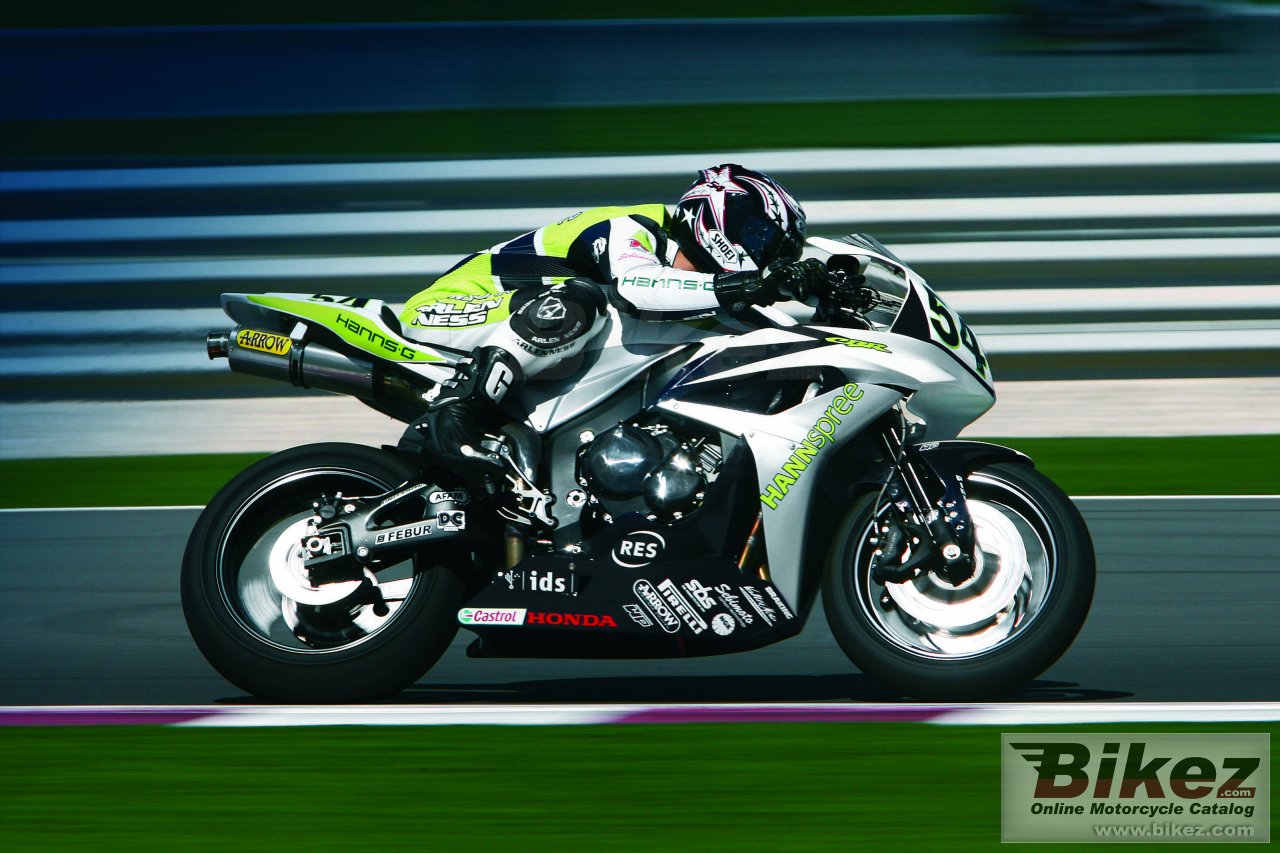 Big Honda cbr 600 rr hannspree ten kate replica picture and wallpaper from Bikez.com